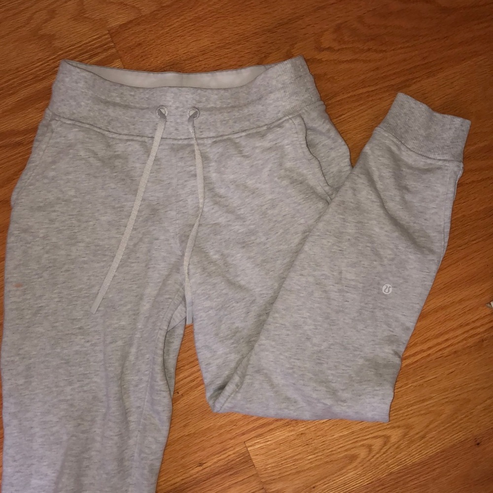Warm down joggers